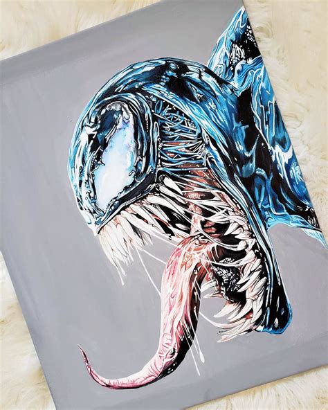 My Finished Venom Painting Rmarvel
