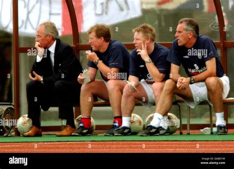 England Manager Sven Goran Eriksson And Coaches Steve McClaren Sammy Lee And Ray Clemence