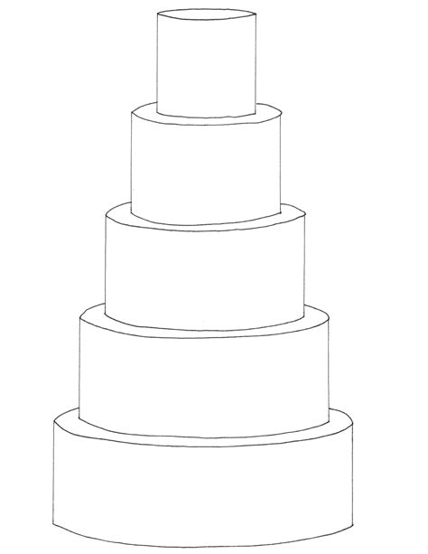 Download Free 5 Tier Round Cake Template