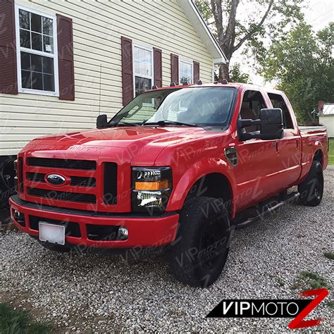 Oedro headlights meet all safety regulations in the usa. 08-10 Ford F250 F350 Harley Davidson Pair Black Headlights ...