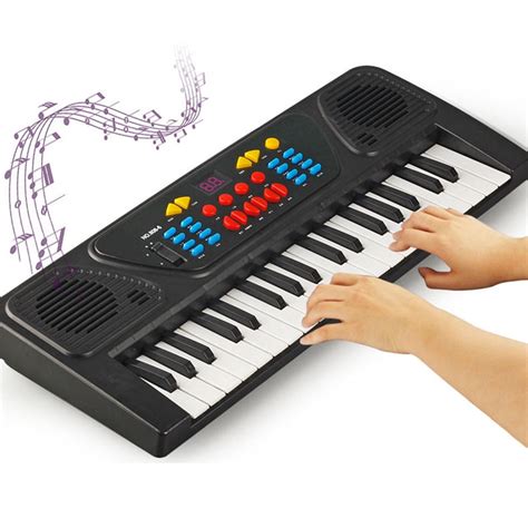 Peahefy Electric Digital Piano37key Usb Electric Piano Keyboard Kids