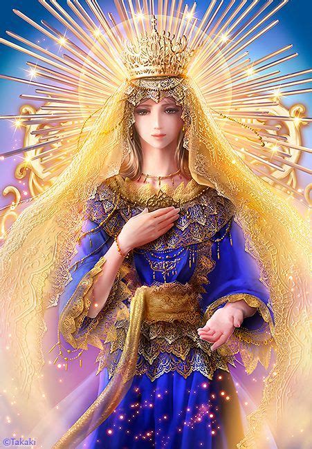 Our Lady Of Hope By Takaki Spiritual Art Goddess Art Angel Art