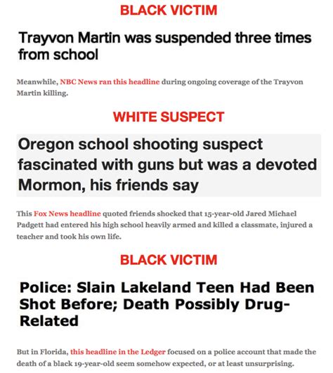 Media Racial Bias Are Whites Suspects Treated Better Than