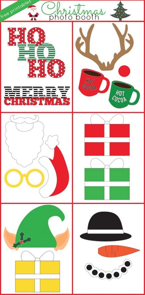 Christmas Photo Booth Props Free Printable Christmas Photo Props