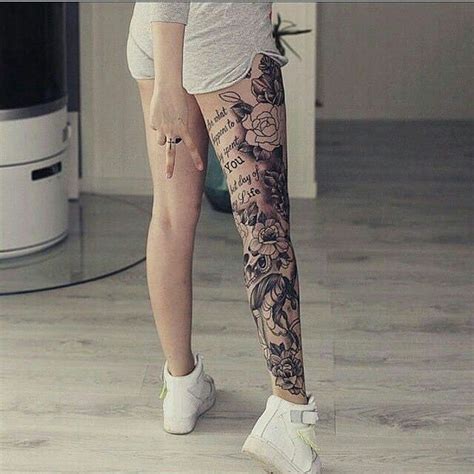 12 Leg Sleeve Tattoo Designs Ideas Full Leg Tattoos Leg Tattoos