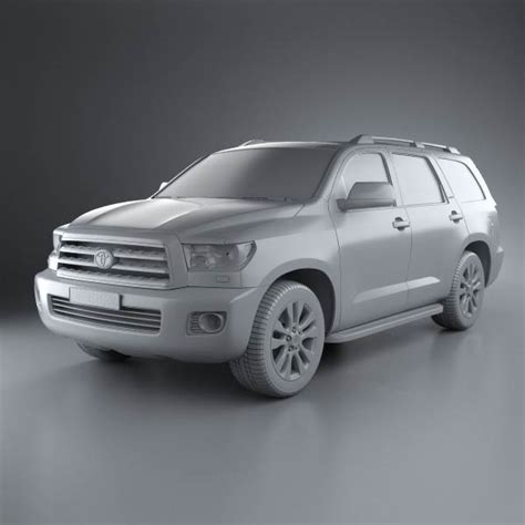 Toyota Sequoia 2011 3d Model For Download In Various Formats