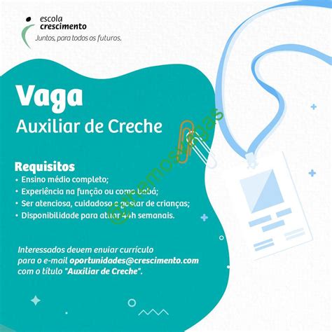 Curriculo Para Auxiliar De Creche