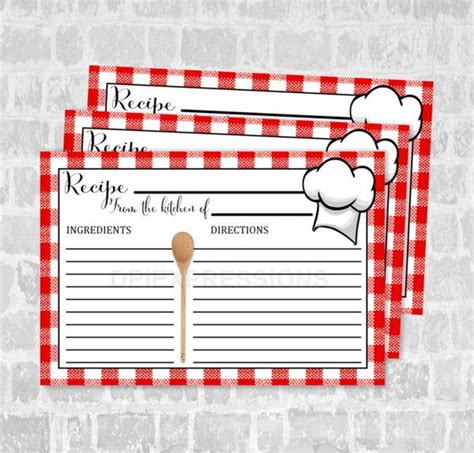 You can still give green chef meals as a gift by ordering meals and giving them directly to your friends and family. Bistro Recipe Cards, Chef Hat, Red Plaid Tablecloth Recipe ...