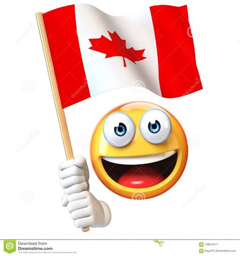 We performed a test below of the one emoji we've been waiting for—the canadian flag: Emoji Holding Canadian Flag, Emoticon Waving National Flag ...