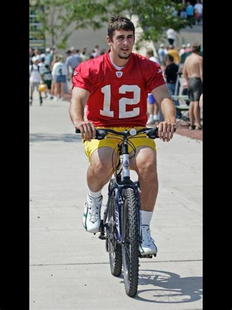 Aaron charles rodgers (born december 2, 1983) is an american football quarterback for the green bay packers of the national football league. Aaron Rodgers riding a bike before training camp. | Green ...