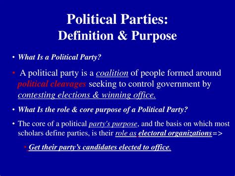 Ppt Chapter 9 Political Parties Powerpoint Presentation Free