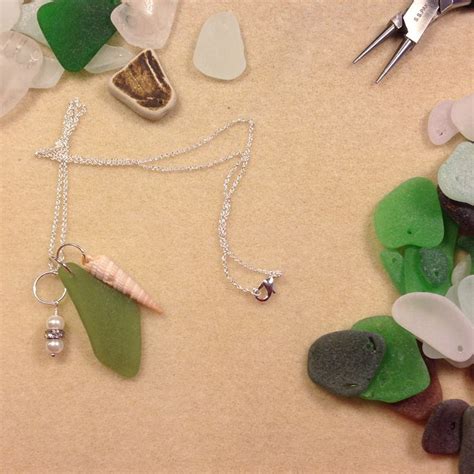 Genuine Sea Glass Found On Rhode Island Beaches And Hand Drilled By Me