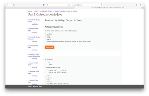 To ensure the best start for everyone next year, you will have to complete work this summer. 7 Images Edhesive Ap Computer Science Answers And Review ...
