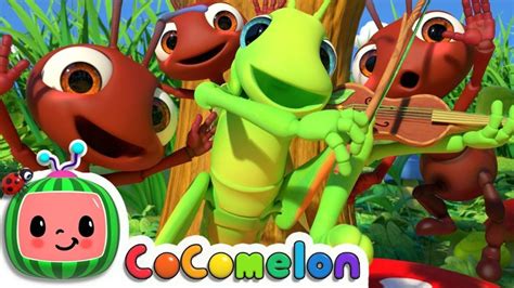 The Ant And The Grasshopper Lyrics Cocomelon Kids Songs