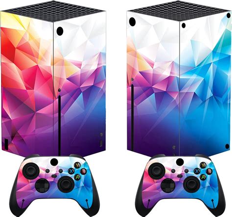 Vanknight Xbox One X Console Remote Controllers Skin Set