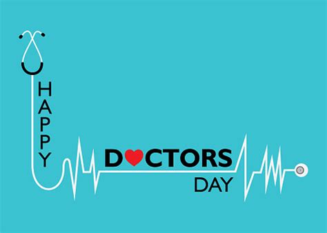 It is not healthy who need a doctor, but the sick. National Doctors Day Concept Poster Stock Illustration ...