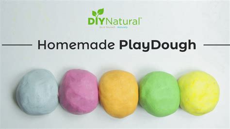 Homemade Playdough A Simple And Natural Recipe For You And The Kids