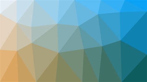 Geometry Gradient Blue And Light Orange Shapes Hd Abstract Wallpapers