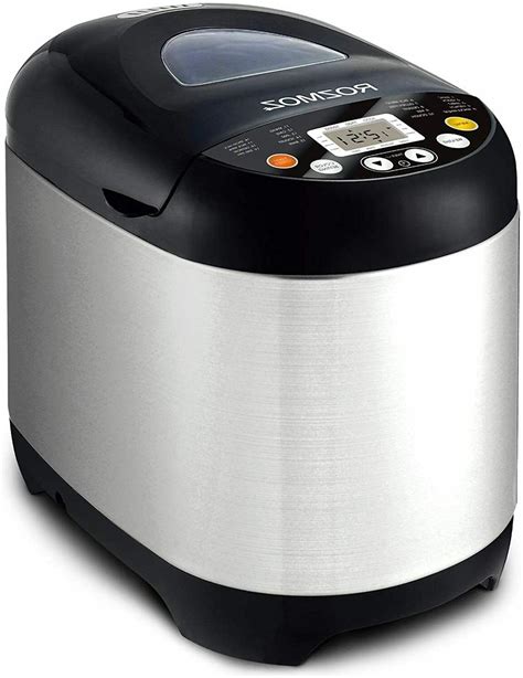 Bread Maker, ROZMOZ 19-in-1 Stainless Steel Bread Machine