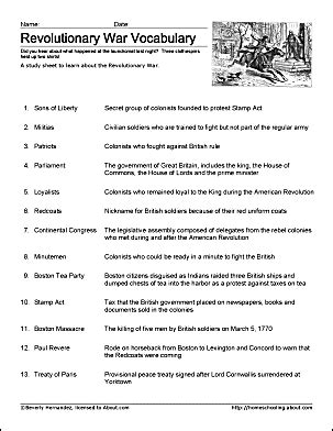 The american revolution, perhaps the single most important war in america's history, didn't begin with a single act on a single day. Revolutionary War Printable Wordsearch
