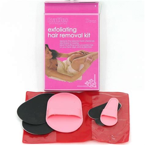 The review was published as it's written by reviewer in may, 2009. Exfoliating Hair Removal Kit Smooth Legs Skin Pads Arm ...