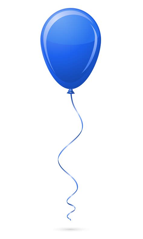 Blue Balloon Vector Illustration 490603 Vector Art At Vecteezy