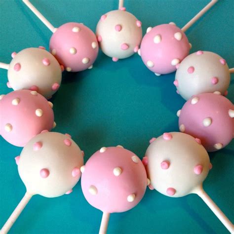 Polka Dot Cake Pops For Confetti Birthday Baby Shower Sprinkle