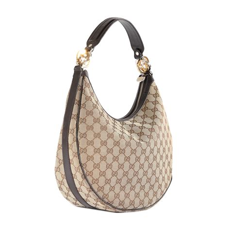 Gucci Gg Canvas Twins Hobo Oliver Jewellery