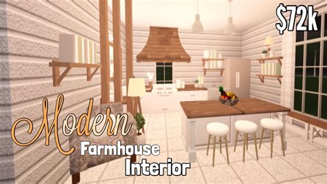 See more ideas about kitchen design, kitchen remodel, kitchen. BLOXBURG| Modern Farmhouse Interior| (part-2) | $72k - YouTube