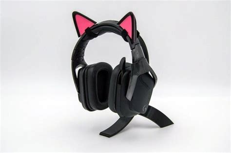 Cat Ears Attachment For Headset Gaming Accessories Live Etsy