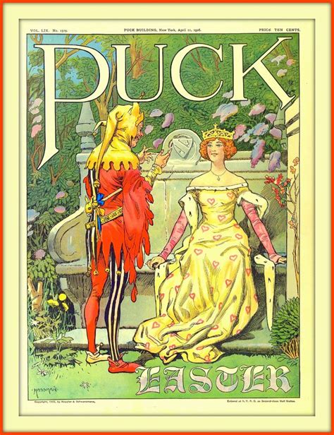 1906 April 11 Cover Puck Easter By Carl Hassman Cover Comic