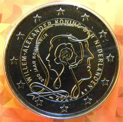 Netherlands 2 Euro Coin 200th Anniversary Of The Kingdom Of The