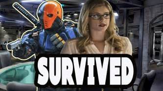 Felicity Survived The Explosion On Lian Yu Arrow Season 6 Youtube