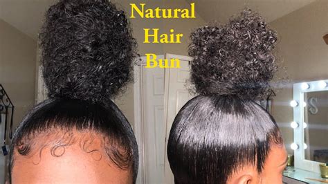 Sleek High Bun Tutorial Natural Hair Youtube