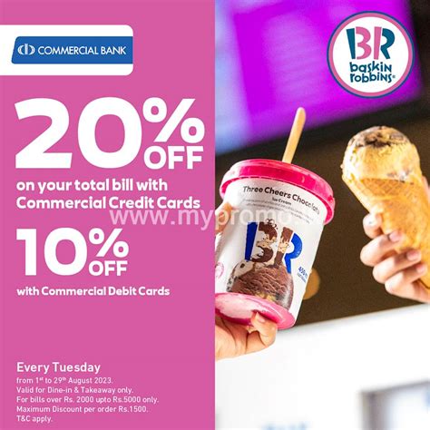Enjoy 20 Off With Your Commercial Bank Credit Card And 10 Off With