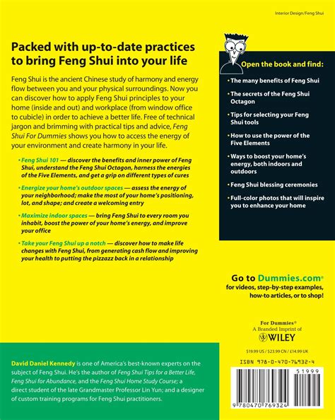 Feng Shui For Dummies E Books Max30