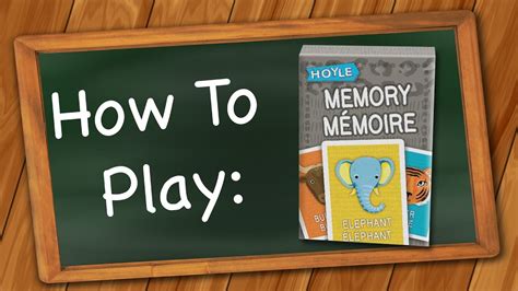 How To Play Memory Youtube