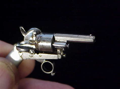 Sold Antique 2mm Pinfire Six Shot Double Action Ring Trigger