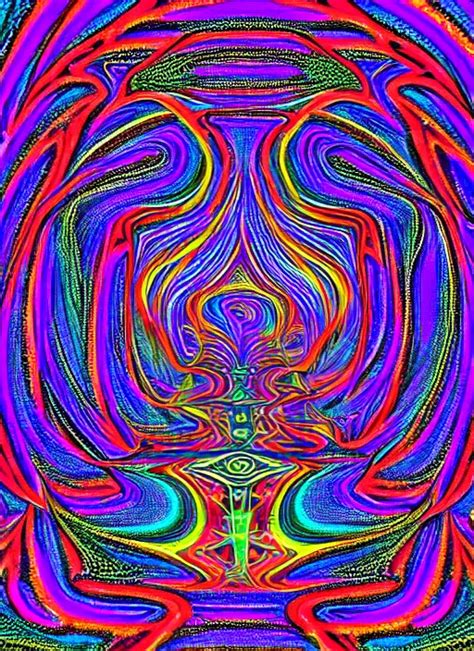 Symmetry Breakthrough Dmt Entity Psychedelic Stable Diffusion