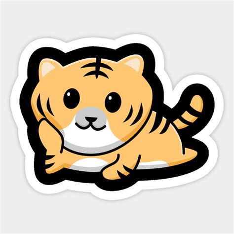 Cute Tiger Tiger Sticker Teepublic