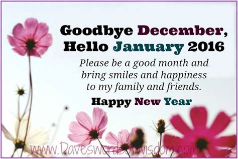 Goodbye December Hello January Happy New Year Pictures Photos And