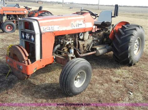 Massey Ferguson 245 Tractor In St Marys Ks Item C4027 Sold Purple Wave