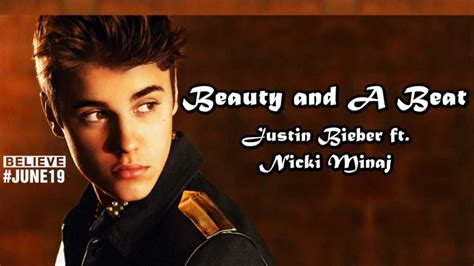 Beauty And The Beat Lyrics Justin Bieber Ft Nicki Minaj Youtube