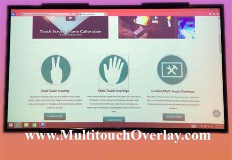 Custom Touch Screen Overlay