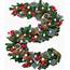 9 Foot By 10 Inch 100 LED Christmas Garland Battery Operated With 