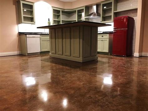 Residential concrete installation is an inexpensive durable alternative to many insterior flooring and exterior hardscape options. Interior Floors Gallery Orlando, FL