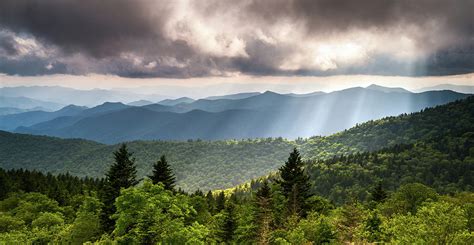 Panoramic Appalachian Mountains Scenic Landscape Photography Asheville