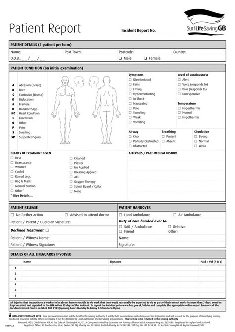 Generic Incident Report Template Best Professional Template