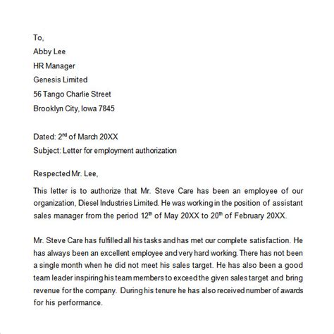 sample proof  employment letters    sample templates