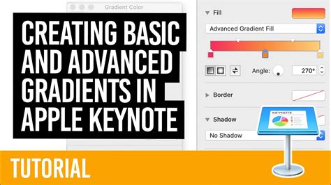 Creating Basic And Advanced Gradients In Apple Keynote Tutorial Youtube
